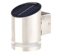Applique solaire à LED 20 lm en acier inoxydable - Lunartec