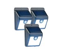 Luminea Applique solaire à LED avec capteur PIR et fonction veilleuse WL-210.solar (x3)