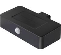 Applique solaire extérieure avec détecteur de mouvement Sygonix SY-4677502 LED SMD 1 W blanc froid noir