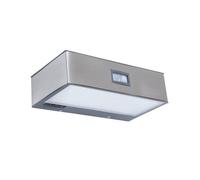 Applique solaire LED LUTEC 2 flammes plastique résistant aux intempéries anthracite blanc froid 1W