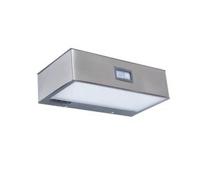 Applique solaire LED LUTEC 2 flammes plastique résistant aux intempéries anthracite blanc froid 1W