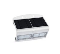 V-TAC Applique solaire LED VT-767-7-W 8278 – 8W 850 lm IP65 détecteur de mouvement Blanc/Noir