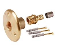 Applique sortie de cloison à sertir - Watts industries - PER Diamètre 12 mm - F 1/2'