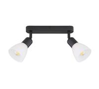 Applique spot Malta 2xE14 noir/blanc Light Prestige