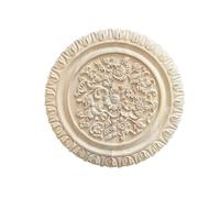 Appliques en bois sculptées, appliques de meubles, décoration de maison, décalcomanie de chambre à coucher for porte principale(P 30cmX30cm)