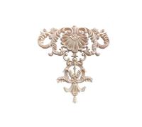 Appliques en bois Vintage, décoration en bois for meubles, moulures antiques, accessoires de décoration for la maison, décalcomanies fleurs florales(J-29cmX25cm)