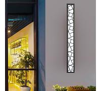 Appliques murales Appliques murales extérieures à LED IP65 Applique Murale Longue Noire Applique Murale Éclairage Mural Salon Garage (lumière Blanche, 100 cm 58 W)