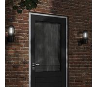 vidaXL Applique murale d'extérieur noir acier inoxydable