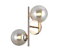 Appliques murales Globe dorées 2xG9