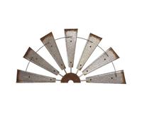 Appliques murales, Lot de 2 moulins à vent muraux en métal style ferme(28 * 14cm)