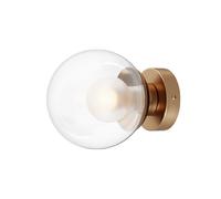 Appliques murales modernes Globe 15 cm Doré 1xG9 Abat-jour en verre