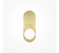 Appliques murales modernes Globe dorées 1xG9 abat-jour blanc