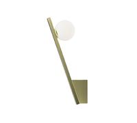 Appliques murales modernes Globe dorées 1xG9 abat-jour blanc