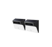 Appliques murales solaires avec caméra intégrée S120 (pack de 2) Noir