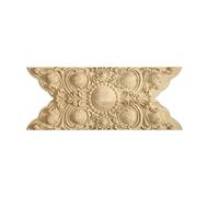 Appliques sculptées en bois, moulures antiques, décalcomanies for meubles, articles de décoration de maison, artisanat de figurines florales(B-34cmx14cm)