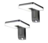 Appliques solaires pliables lot de 2 éclairage mural 32 led extérieur