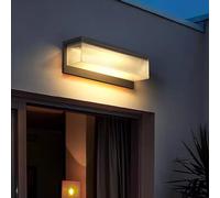Appliques Solaires Pour Porche, Appliques Murales Solaires D'Extérieur, Lampes Solaires Extérieures À Allumage Automatique Crépusculaire, Lampes Solaires Led Étanches, Fixation Murale Extérieure Pour