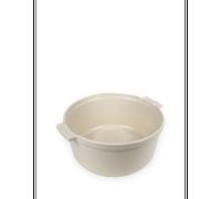 PEUGEOT - Moule à Soufflé En Céramique - 24 cm (anses comprises) - Diamètre : 22 cm x 8,5 cm - Contenance : 2,4 L - Garanti 10 Ans - Fabrication Française - Coloris Écru
