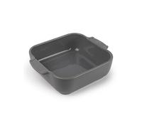 Appolia Plat à four carré en céramique 21 cm 1,1 L Gris clair