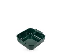 Appolia plat four céramique carré vert