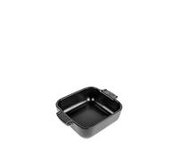 PEUGEOT - Plat four céramique carré 18 cm 0,66 L - Garantie 10 ans - Noir Satin