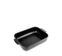 Peugeot Plat à four Appolia 22 x 32 cm céramique Noir satiné
