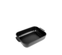 Peugeot Plat à four Appolia 22 x 32 cm céramique Noir satiné