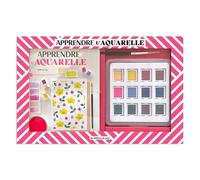 Apprendre L'aquarelle - Avec 1 Palette, 12 Godets, 1 Pinceau Et 8 Feuilles De Papier Aquarelle
