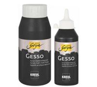 Apprêt acrylique SOLO Goya Gesso, noir, 750 ml