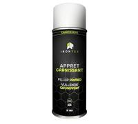 Apprêt Garnissant Carrosserie Noir 500ml - IRONTEK | IT143 | Mono-Composant Sans Primaire | Séchage Rapide Ponçage Facile | Auto & Moto | Formule Professionnelle