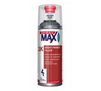 Apprêt - SprayMax 2K 400 ml - Noir mat - Primaire d'accroche époxy 2K - Adhérence maximale et anticorrosion