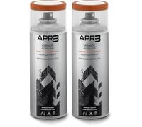 APR3 - S4002004 Vernis peinture Acrylique Multi-Usage, Couleur Orange Pure RAL 2004, Aérosol En Fer-Blanc Recyclable de 400 ml (Lot de 2)