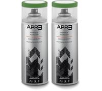 APR3 - S4006001 Vernis peinture Acrylique Multi-Usage, Couleur Vert Emeraude RAL 6001, Aérosol En Fer-Blanc Recyclable de 400 ml (Lot de 2)