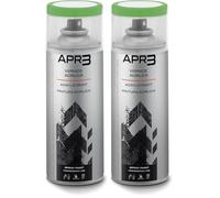 APR3 - S4006018 Vernis peinture Acrylique Multi-Usage, Couleur Vert Prairie RAL 6018, Aérosol En Fer-Blanc Recyclable de 400 ml (Lot de 2)