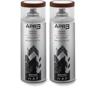 APR3 - S4008012 Vernis peinture Acrylique Multi-Usage, Couleur Marron Rouge RAL 8012, Aérosol En Fer-Blanc Recyclable de 400 ml (Lot de 2)