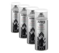 APR3 - S400PAST4 Vernis peinture Acrylique Multi-Usage, Couleur Blanc Mat RAL 9010, Aérosol En Fer-Blanc Recyclable de 400 ml (Lot de 4)