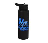 Apraxia Guerrier Maman pour les Femmes Blessures à la tête Stainless Steel Insulated Water Bottle