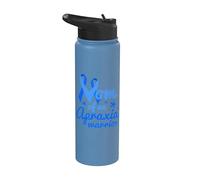 Apraxia Guerrier Maman pour les Femmes Blessures à la tête Stainless Steel Insulated Water Bottle