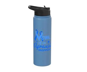 Apraxia Guerrier Maman pour les Femmes Blessures à la tête Stainless Steel Insulated Water Bottle