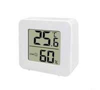 Aprilsunnyzone Lot de 10 thermomètres d'intérieur LCD pour hygromètre intelligent à capteur de haute précision, mini thermomètre hygromètre numérique 4,5 x 4,5 x 1,63 cm