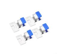 Aprilsunnyzone Lot de 4 pinces de soudage pour réparation de téléphone avec cadre en métal et coussinets en silicone haute température pour une précision de soudure répétée