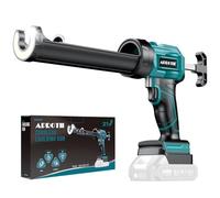 APROTII Pistolet Silicone Electrique Compatible avec 18V Makita Batteries | Pistolet à Cartouche Électrique avec Lumière LED, 300kg Poussée, 4 Vitesses pour Cartouches de 300 à 310 ml (Sans Batterie)