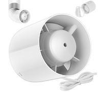 Aprto Extracteur D'air 150mm, Extracteur Dair 320 m³/h, 34dB Leise, Extracteur Air D'air Salle de Bain pour Cuisine, WC, Serre, Tente de Culture, Garage