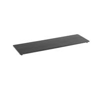 APS 1002 GN 2/4 Plateau en Ardoise Naturelle 53 x 16,2 cm Épaisseur du matériau 6-9 mm, Noir