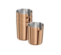 APS 10303 Allure Arrosoir à lait en acier inoxydable 18/8 avec revêtement PVD, 40 ml, diamètre : 3,5 cm, hauteur : 4,5 cm, aspect cuivre