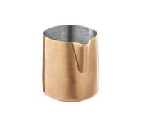 APS 10307 Verseur/pot à lait « Flow » - En acier inoxydable 18/8 - Revêtement PVD - Aspect vintage - 150 ml - Diamètre : 6 cm - Hauteur : 6,5 cm - Cuivre
