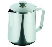 APS 10325 Cafetière en acier inoxydable avec couvercle rabattable, Ø 10,5 x 15,5 cm, 0,25 l
