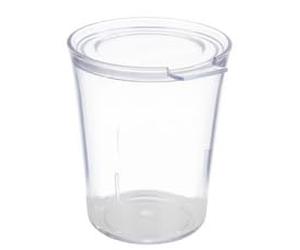 APS 10506 Set de gobelets SUPER CUP, 8 gobelets et 8 couvercles, Ø 8 cm, hauteur 10 cm, 0,25 litre, SAN, Made in Germany