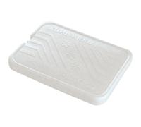 APS 10791 Accumulateur de Froid, 25 x 19 cm, H : 2,5 cm, polyéthylène, Blanc, rempli de Liquide réfrigérant