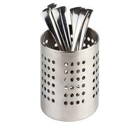 APS 11922 Range-couverts, récipient à couverts, Ø 12 cm, hauteur 13,5 cm, acier inoxydable poli mat